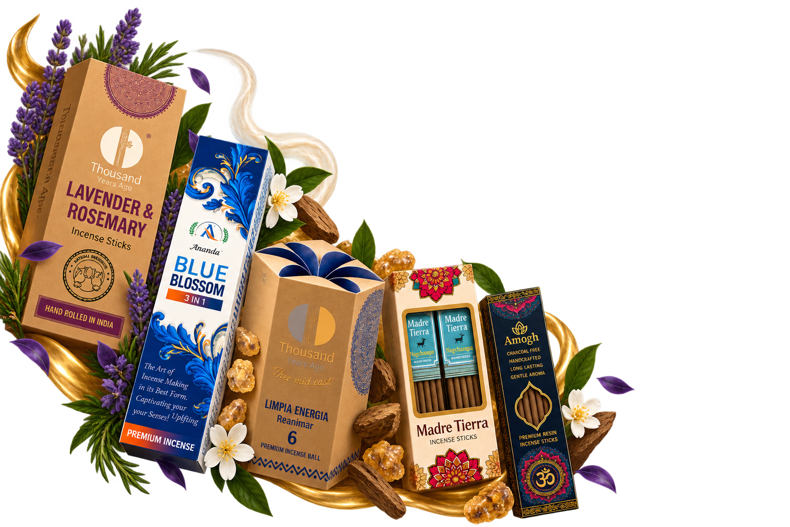 Ananda International incense collections