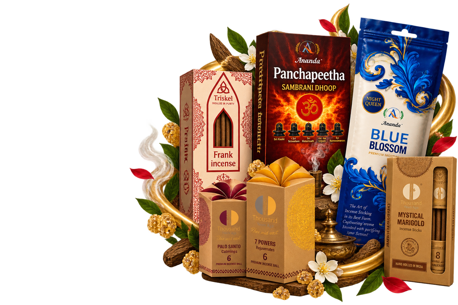Ananda International incense collections
