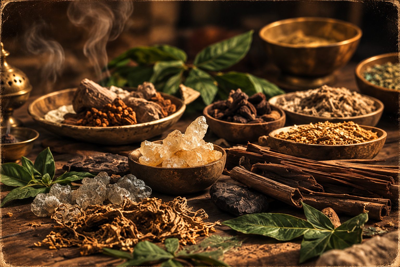 Natural incense ingredients